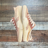 Maurices Canvas and Suede Sneakers- Size 9.5 (see notes)