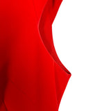 Karen Millen Red Pleated Front Hem Dress- Size 6 (see notes, sold out online)