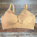 Kindred Bravely Beige Padded Hands Free Pumping and Nursing Bra- Size L Busty (see notes)