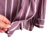 Madewell Mauve/Pink/White Striped Oversized Button Up- Size XL (see notes, sold out online)