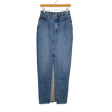 Good American Front Slit Denim Skirt NWT- Size 2/26