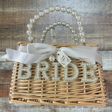 Azazie Bride Bucket Bag with Liner NWT