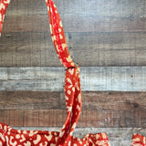 SHEIN Brick Animal Print Swimsuit Set With Sarong - Size S (See Notes)