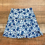 Albion White and Blue Floral Swim Skirt- Size XS (we have matching top)