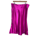 Wildcat Hot Pink Satin Side Zipper Closure Skirt NWT- Size 2X (see notes)