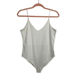 Gaze White Cami Bodysuit- Size M (see notes)