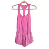Offline by Aerie Pink Racerback Tank/Shorts Romper- Size M