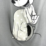 Disney Gray Halloween Minnie Tee- Size L (see notes)
