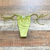 Janthee Berlin Lime Green Side Tie Bikini Bottoms NWT- Size L (we have matching top)