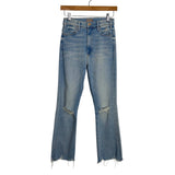 MOTHER The Hustler Ankle Chew Distressed Jeans- Size 25 (Inseam 26”)