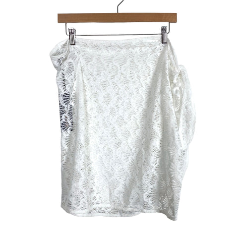 Style:est White Lace Sarong NWT- Size 3 (XL-2X)