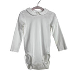 H&M White Organic Cotton Collared Onesie - Size US 18M (See Note)