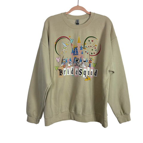 Gildan Disney Bridesquad Sweatshirt- Size XL