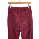 Show Me Your Mumu Blue Corduroy Flare Raw Hem Pants- Size 27 (Inseam 33")