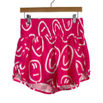 As Revival Pink Smiley Face Shorts- Size M