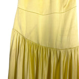 Alexis Saab Yellow Satin Halter Dress- Size S (see notes)