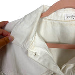 Vestique White Fringe Cropped Jacket - Size M (See Notes, sold out online!)