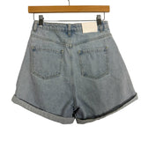 MISSGUIDED Light Wash Jean Shorts- Size 2