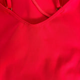 River Island Resort Asymmetric Pink Frill Swimsuit Swimsuit - Size UK 10 (See Notes)