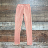 Peek Pink Ribbed Leggings- Size XS (4-5Y, see notes)