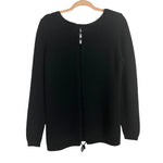 Wantable Black Lace Up Back Sweater- Size 1X