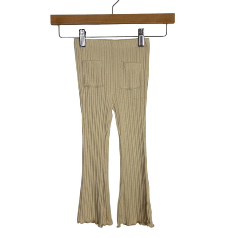 Zara Cream Flare Pants NWT - Size 2-3 Years