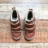Ugg Leather/Suede Velcro Boots-Size 10 (see notes)