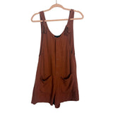 Forever21 Brick Button Front Romper- Size S (see notes)