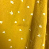 Alice + James Mustard Scribbled Polka Dot Dress-Size 6 (see notes, we have matching toddler girl dress)