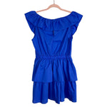 BB Dakota by Steve Madden Blue Ruffle Summer Sunset Dress NWT- Size L