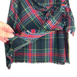 Grace & Lace Plaid Faux Wrap Skirt- Size S