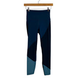 Lululemon Blue Color Block Leggings - Size 4 (Inseam 24")