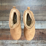 Glaze Camel Fur Lined Platform Booties- Size 8