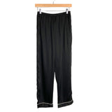 Ekouaer Black with White Lining Satin Pajama Set NWT- Size S