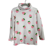 The Beaufort Bonnet Company Strawberry Print Turtleneck- Size 3T (see notes)