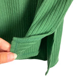 Time and Tru Forest Green Ribbed V-Neck Tunic Top- Size S (Sold Out Online)