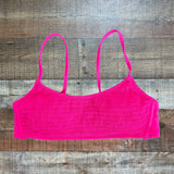 Wild Fable Pink Smocked Swim Top NWT - Size S(4-6) (We Have Matching Bottoms!)