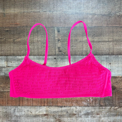 Wild Fable Pink Smocked Swim Top NWT - Size S(4-6) (We Have Matching Bottoms!)