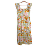 Buddy Love Orange Blue and Pink Floral Dress- Size M (sold out online)