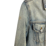 Re/Done Originals Distressed Raw Hem Jean Jacket- Size XS (see notes)