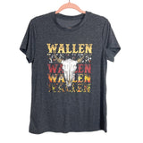 No Brand Charcoal Gray Wallen Tee- Size M