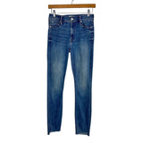 MOTHER Stunner Zip Ankle Step Fray Jeans- Size 25 (Inseam 27" Sold Out Online!)