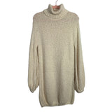 Tularosa Cream Turtleneck Sweater Dress- Size S (See Notes, Sold Out Online!)