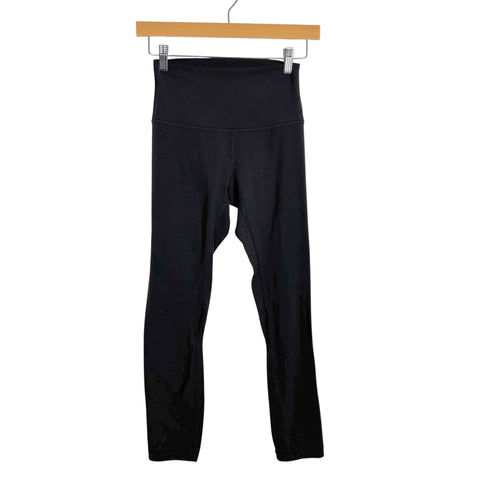 Lululemon Black Leggings - Size 4 (Inseam 23")