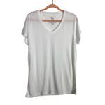 Maeband Maternity White V-Neck Tee NWOT- Size XL