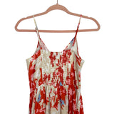 Grace Karin Tan Floral Print Maxi Dress NWT - Size S