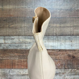 RAYE White Leather Stiletto Booties- Size 9 (see notes)