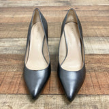 Nine West Shimmer Pewter Pumps- Size 7.5 (see notes)