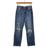 Vestique Raw Hem Distressed Jeans - Size 1/W25 (Inseam 29")