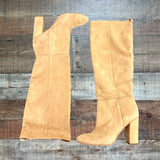 Sam Edelman Tan Knee High Suede Boots- Size 7.5 (see notes)
